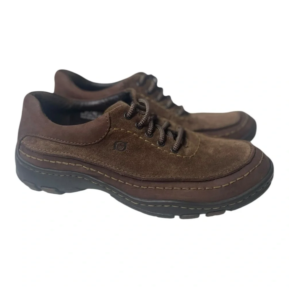 Born Men’s Handcrafted Brown Leather Oxford Shoes